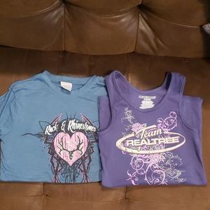 Lot of 2 womens tops medium-large